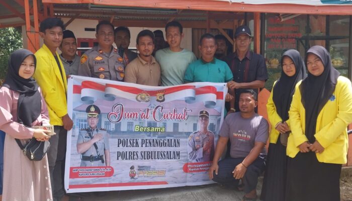 Curhat Jumat, Kapolsek Penanggalan Tampung Keluhan Masyarakat