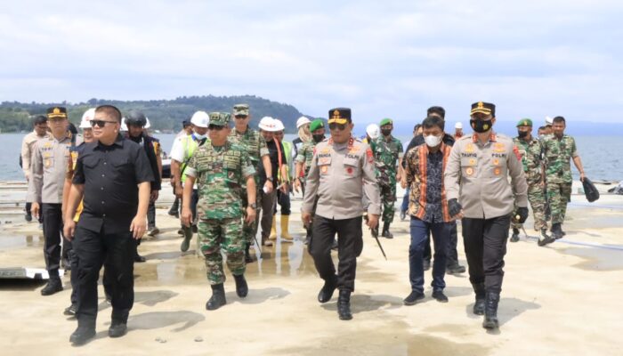 Kapoldasu Dan Pangdam I/BB Cek Kesiapan Event F1H2O Di Balige