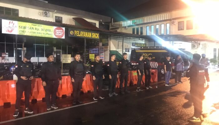 Tim Tawon Anti Begal Polrestabes Medan Patroli di Lokasi Rawan