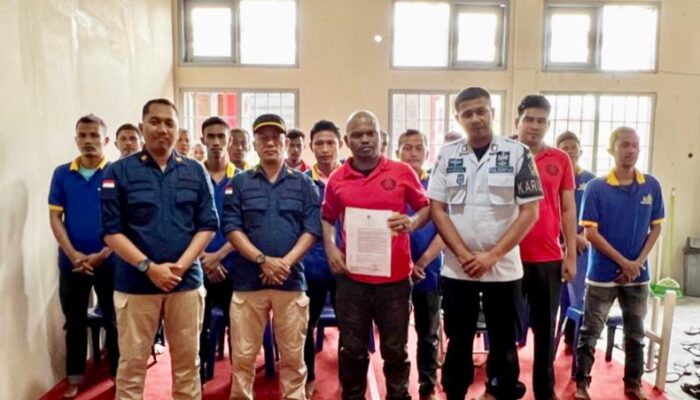 Awal tahun 2023, Lapas Meulaboh 20 WBP Dapat Asimilasi