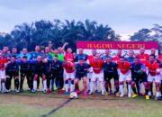 Imbangi PS Brigif 7/RR, Bupati Dan Wabup Sergai Cetak Gol