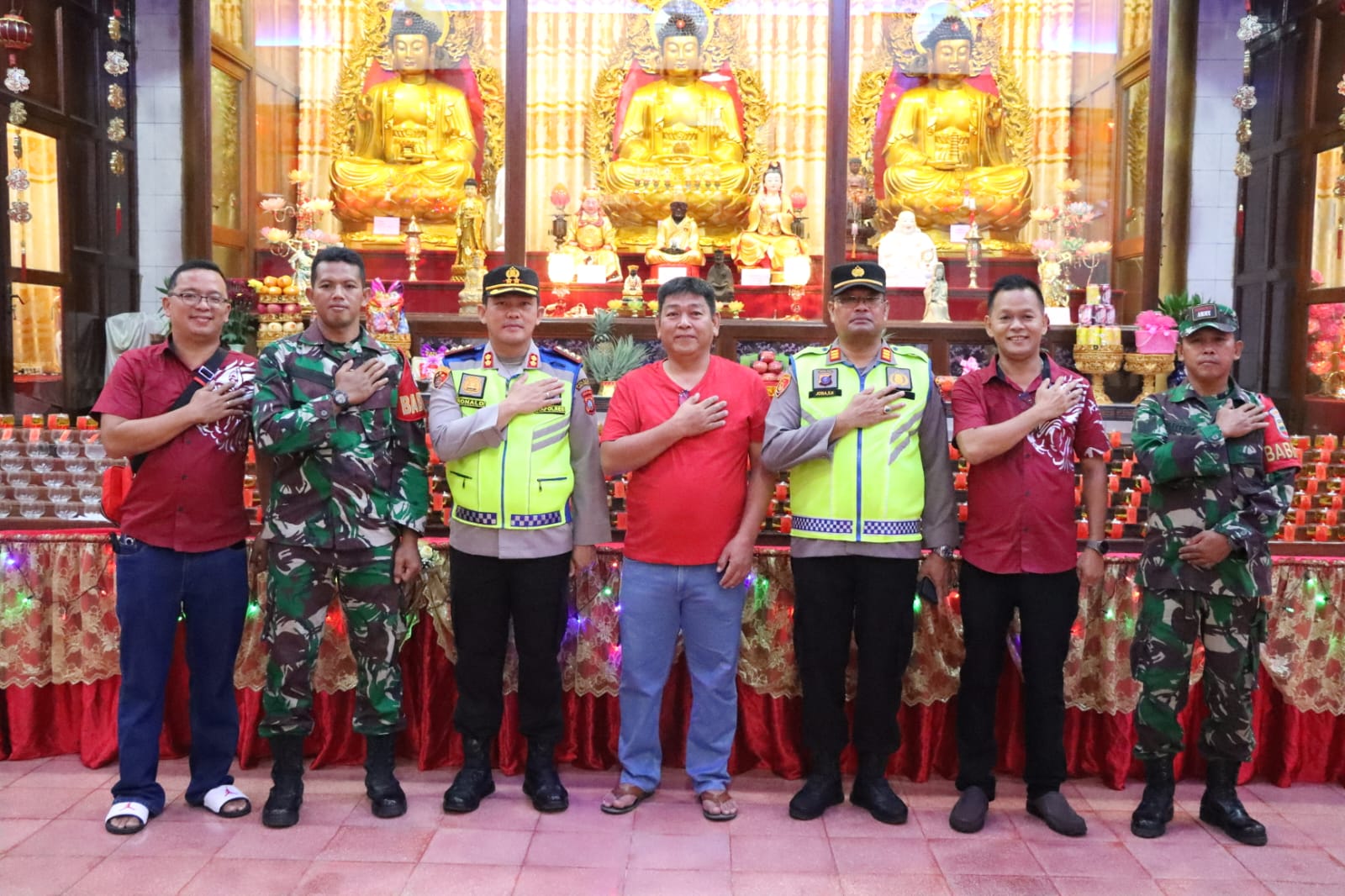 Kapolres Simalungun Gelar Patroli Skala Besar, Perayaan Imlek Aman