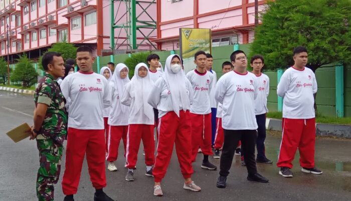 Edu Global School Gelar Pembinaan Mental Siswa Di Batalyon Kavaleri