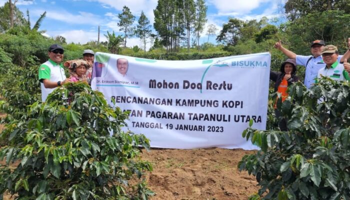 Ketua HKTI Taput Canangkan Kampung Kopi Terpadu di Taput