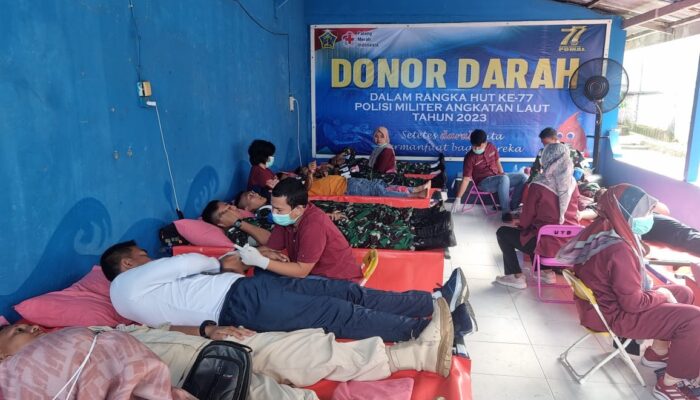 Pomal Lantamal I Gelar Donor Darah