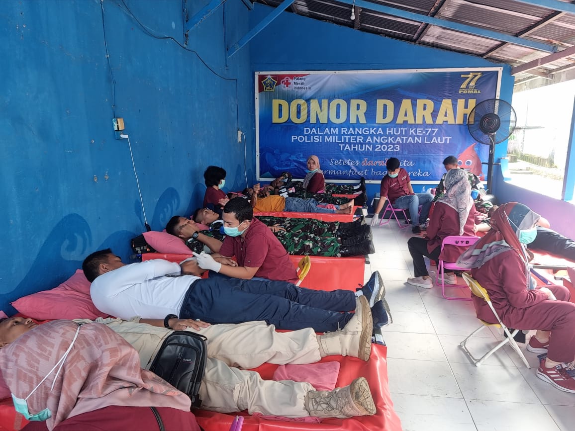 Pomal Lantamal I Gelar Donor Darah