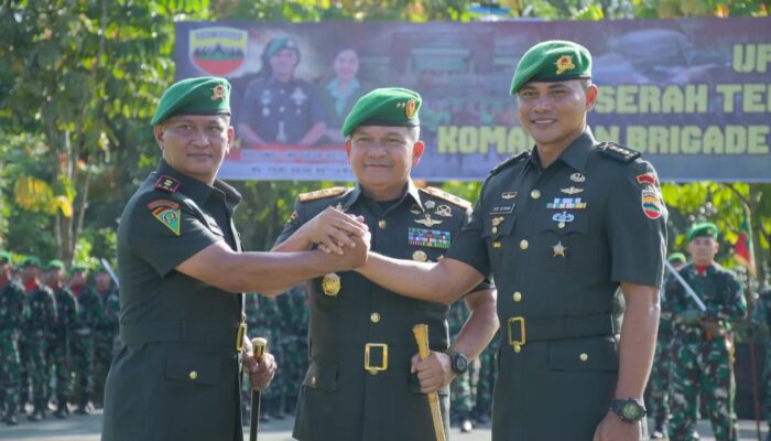 Hadiri Sertijab Danbrigif-7/RR, Wabup Harap Jalinan Kerjasama Makin Meningkat