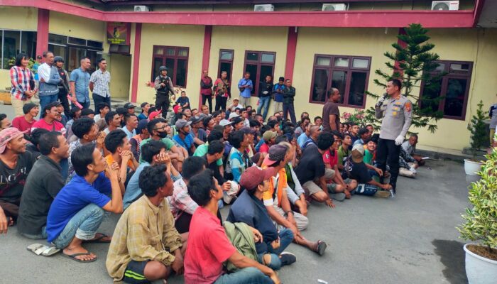 Polres Pelabuhan Belawan Amankan 109 Pelaku Premanisme