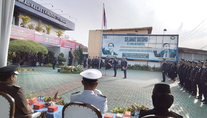 Yasonna Minta Jajarannya Tingkatkan Penegakan Hukum Dan Pelayanan Publik