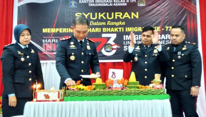 HBI Ke-73 Kanim Kelas II TPI TBA, Jadikan Pekerjaan Sebagai Ibadah