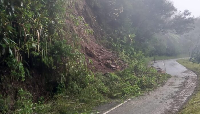 BPBD Normalkan Kembali Jalan Longsor Di Redines-Ratwali