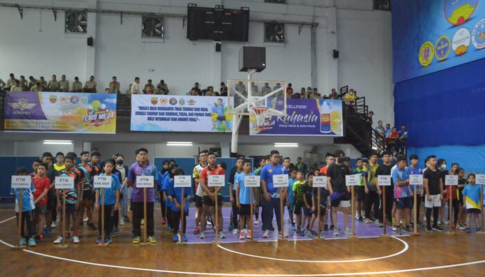 Perbanyak Jam Bertanding Atlet, Pangdam I/BB Gelar Kejuaraan Tenis Meja