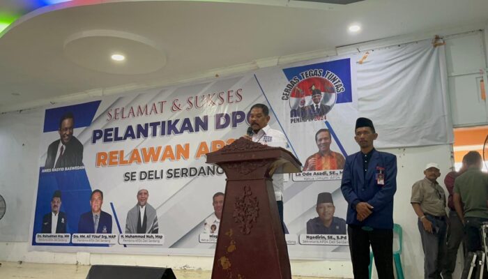 Rahudman Minta Relawan Anies Di Deliserdang Rebut Kepercayaan Masyarakat