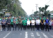 Senam Dan Jalan Santai Meriahkan HUT Kodim 0208/AS