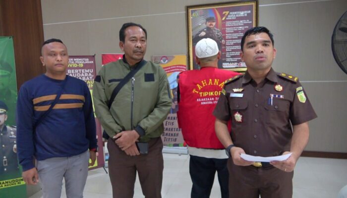 Tim Tabur Kejatisu Tangkap DPO Dugaan Korupsi Rigid Beton Dinas PU Sibolga