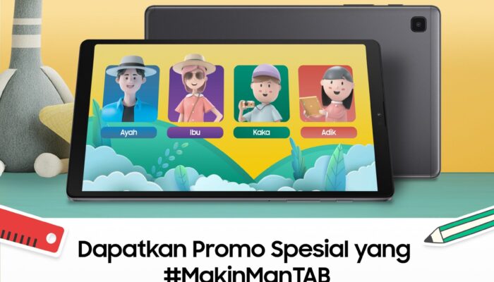 Makin ManTAB Beraktivitas Bersama Anak dengan Tablet Sejutaan Samsung Galaxy Tab A7 Lite Wi-Fi