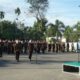 KEPALA Kejaksaan Tinggi Sumatera Utara (Kajati Sumut) Idianto, SH, MH memimpin apel pagi seluruh jajaran Kejati Sumut di halaman kantor Kejati Sumut Jalan AH Nasution Medan, Senin (9/1/2023). Waspada/ist