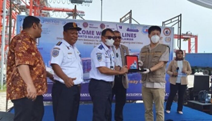 Awal 2023, MV Wan Hai 323 Kapal Pertama Masuk Pelabuhan Belawan
