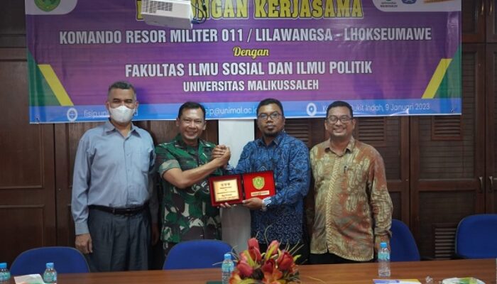 Kerja Sama Unimal Lhokseumawe-Korem 011/LW, Mahasiswa, Tingkatkan Tugas TNI