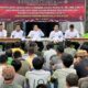 Kalapas Kelas IIB Lubukpakam Alanta Imanuel Ketaren dan lainnya saat sosialisasi program asimilasi. (Waspada/ist)