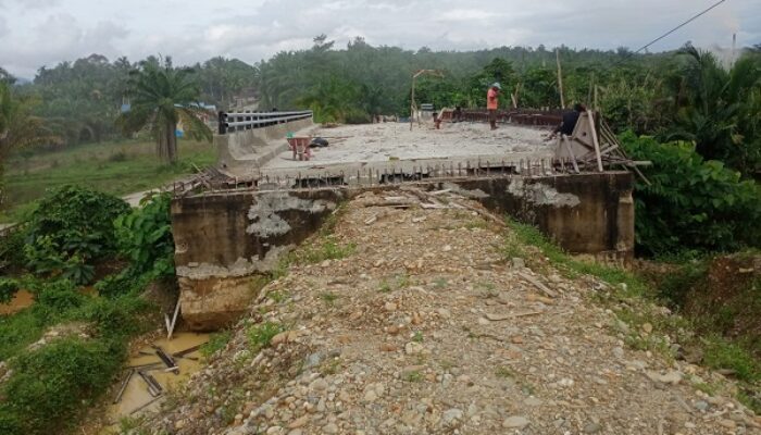 Pembangunan Jembatan Danau Tras Subulussalam Dilanjutkan 2023