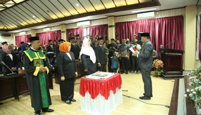 Tiga Anggota PAW DPRK Lhokseumawe Diambil Sumpah