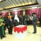 Ketua DPRK Lhokseumawe Ismai. A. Manaf pimpin oelantikan tiga anggota PAW DPRK, Jumat (6/1) lalu, berlangsung dilantai tiga Gedung DPRK. Waspada/Ist