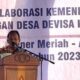 Plt. Asisten Perekonomian dan Pembangunan Sekda Aceh, Mawardi, saat menyampaikan sambutan Pj Gubernur Aceh sekaligus meresmikan Desa Devisa Klaster Kopi Gayo di Kampung Panji Mulia Satu, Kecamatan Bukit, Kabupaten Bener Meriah, Rabu (11/1). (Waspada/Ist)