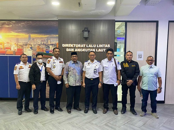 Pj Wali Kota Langsa, Ir Said Mahdum Majid saat berkunjung ke Kementrian Perhubungan di Jakarta, Rabu (11/1) kemarin. Waspada/Ist