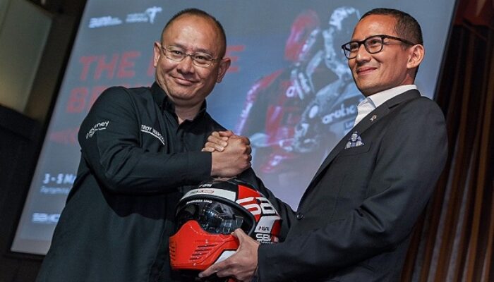 Sandiaga Uno Ajak Wisatawan Nonton Dan Meriahkan WSBK 2023 Di Mandalika