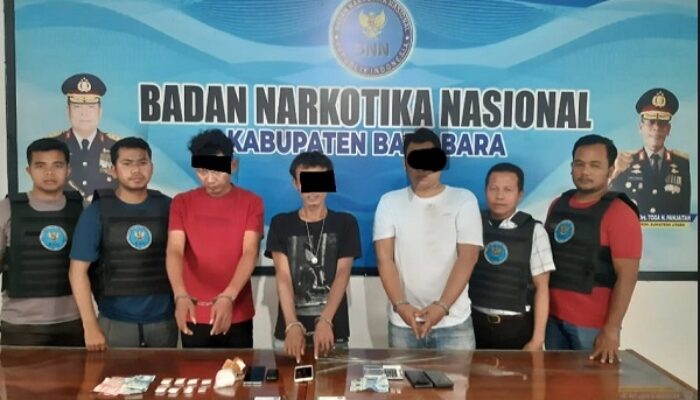 BNNK Batubara Ringkus 3 Orang Bandar Narkoba