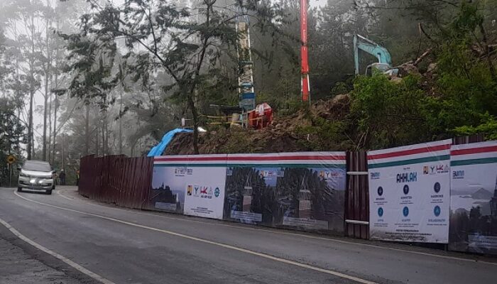 PT HK Diduga Pakai Material Proyek Menara Pandang Tele Ke WFC