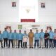Bupati Sergai H. Darma Wijaya bersama pengurus PWI Kab Sergai.Waspada/ist