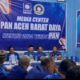 Kegiatan kunker Ketua DPW PAN Aceh Ir Mawardi Ali, di Sekretariat DPD PAN Abdya, Senin (16/1). Waspada/Syafrizal
