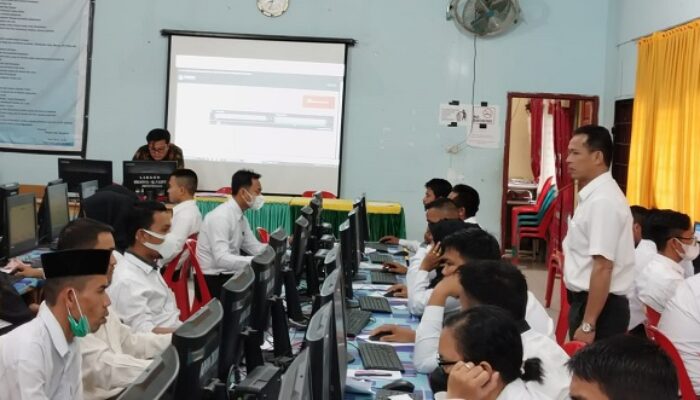 Sekda Tinjau Ujian Seleksi P3K P4 Di Agara