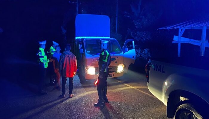 Satlantas Bener Meriah Patroli Cegah Balap Liar