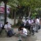Puluhan pelajar SMA Negeri 3 Kota Tebingtinggi dilarang masuk hanya karena terlambat 15 menit. Waspada/Ist