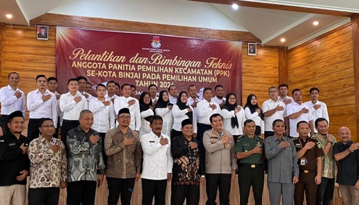 PPK Kota BInjai Dilantik