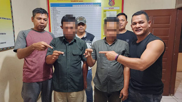 Polisi di Agara bekuk dua pelaku diduga pemakai Narkoba. Waspada/Ist