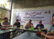 Kapolres Subulussalam Dengan Insan Pers Akrab