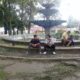 Taman Kota Panyabungan menjadi fasilitas di tengah kota, memanfaatkan masyarakat bersantai atau berdiskusi di areal taman. Waspada.id/Irham Hagabean Nasution