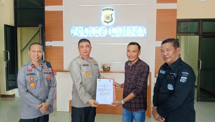 PWI Dan Polres Langsa Jalin Kerjasama Pelayanan Informasi Publik