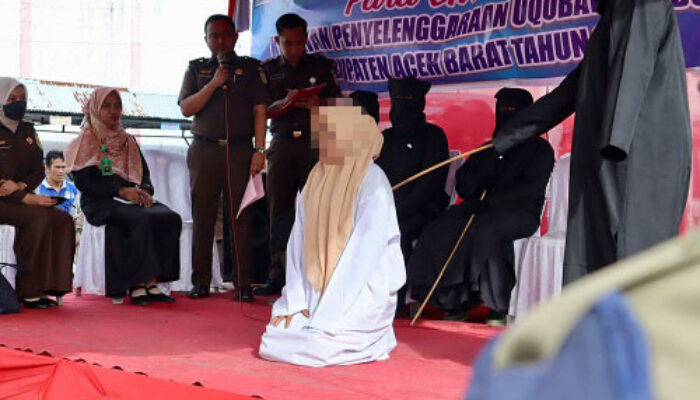 Lapas Meulaboh Fasilitasi Uqubat Cambuk Warga Binaan