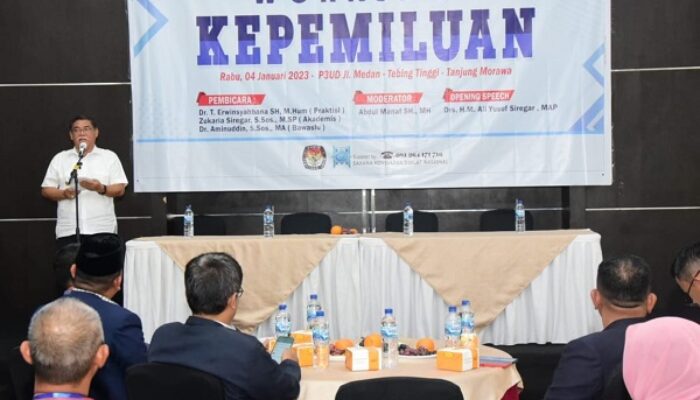 Wabup DS : PPS Miliki Tugas Dan Tanggungjawab Penting Sukseskan Pemilu Tahun 2024