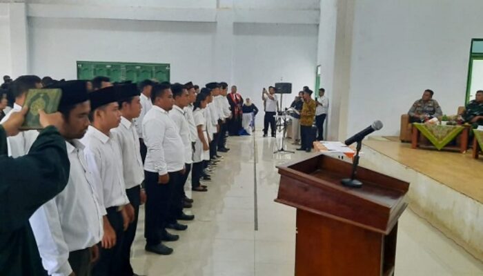 KPU Lantik 744 Orang PPS Di Tapanuli Selatan