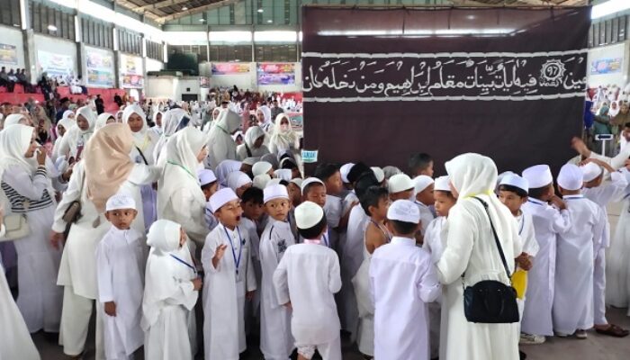 Ribuan Murid TK/RA Ikut Manasik Haji