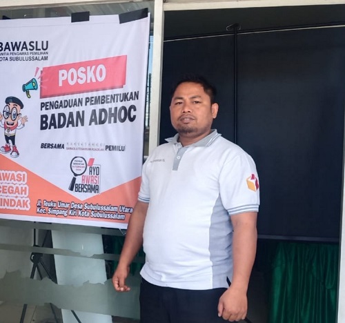 M. SYAHRIANTO, Ketua Bawaslu Kota Subulussalam. (Waspada/Ist)