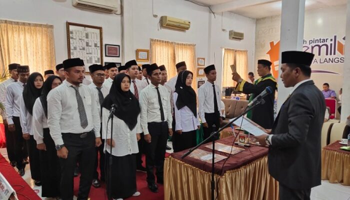 KIP Langsa Lantik 25 PPK