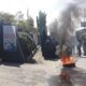Aliansi Gerakan Amanah Rakyat (AGMR) , demo dan berorasi di depan gedung DPRK Agara terkait isu suap dan nepotisme rekrutmen PPK dan PPS, Senin (30/1). Waspada/Ali Amran