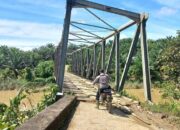 Banjir, Jembatan Rangka Baja 100 Meter Terancam Roboh